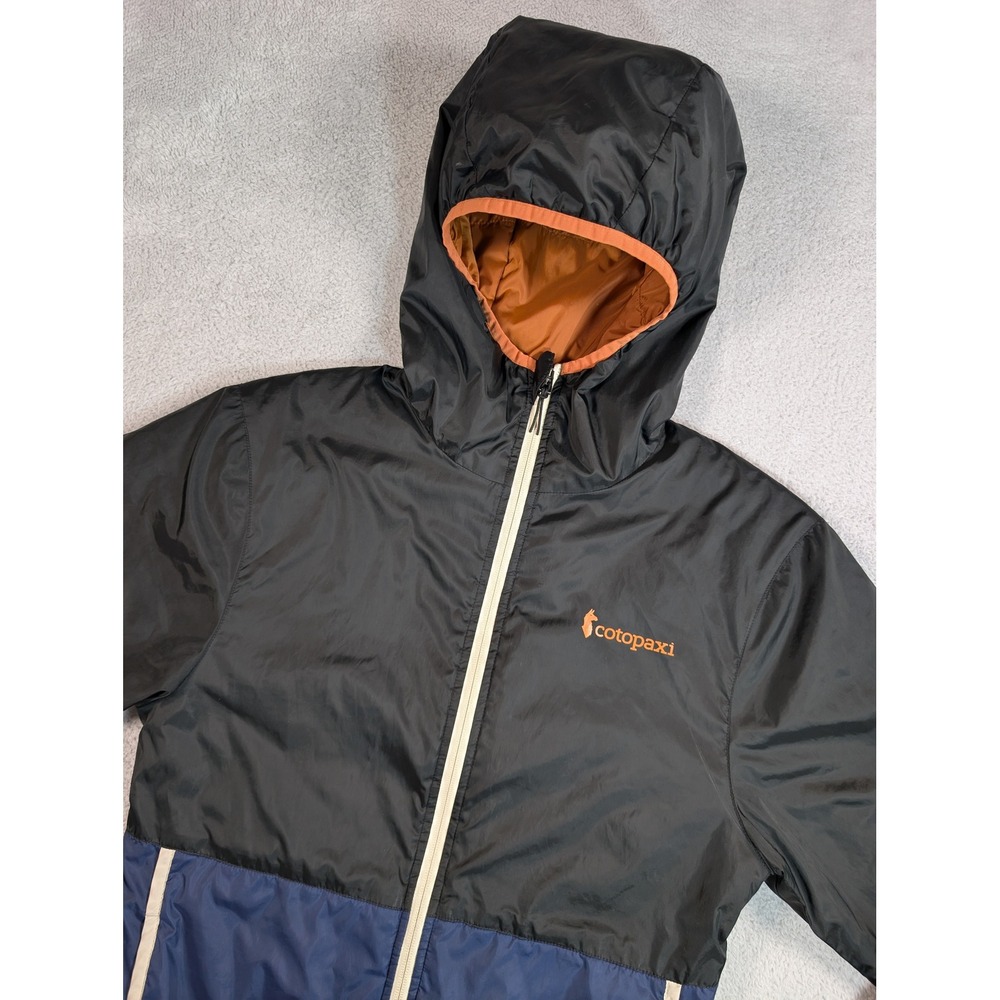 Cotopaxi Teca‎ Calido Full-Zip Windbreaker Jacket Black Navy Blue XS S21496M179